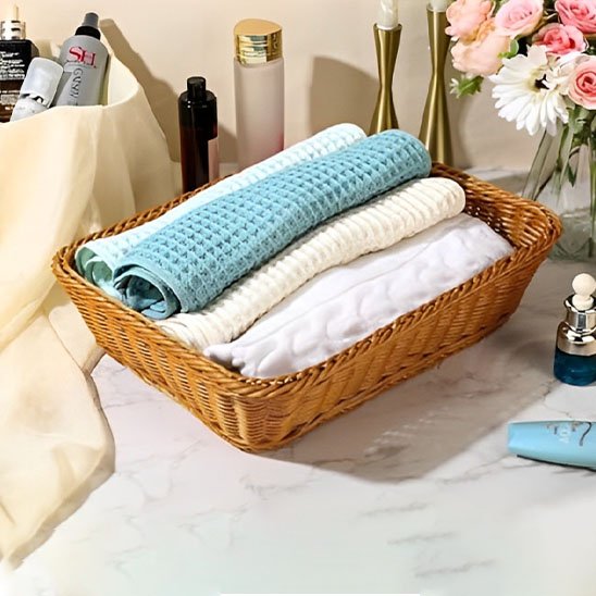 panier de rangement en osier